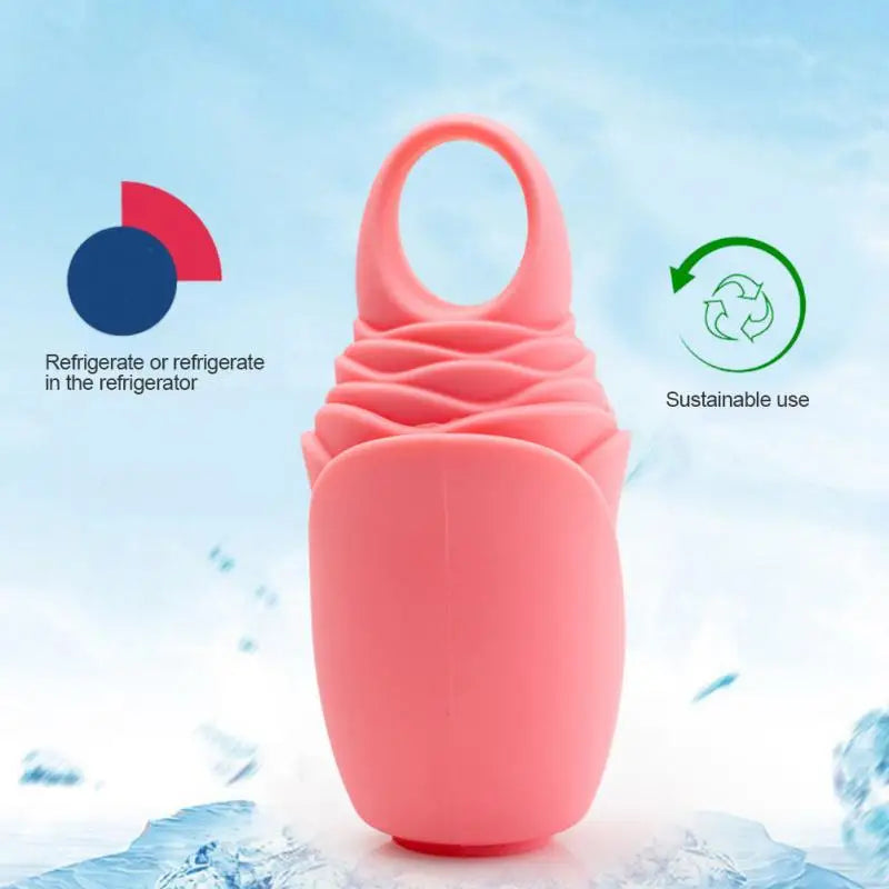 Silicone Ice roller for skin care and beauty to reduce acne